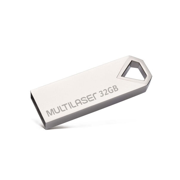Pen drive Multilaser Diamond 32GB USB 2.0 Metálico - PD851 PD851 image number null