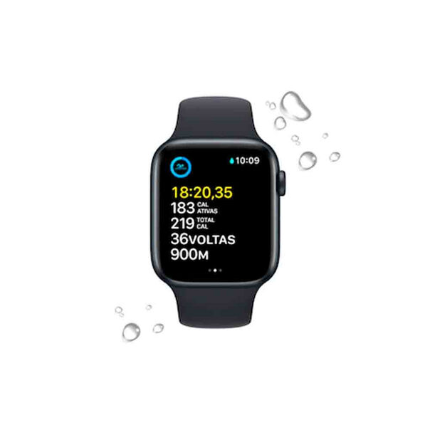 Apple Watch SE GPS + Cellular em Alumínio 40mm Pulseira Esportiva - Preto image number null