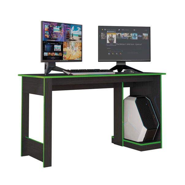 Mesa Gamer Para Computador Caemmun Office Preto TX-Verde image number null