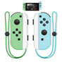 Controle Nintendo Switch Joy-con L + R Verde e Azul Wireless