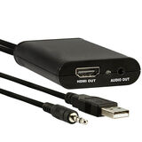 Conversor USB 2.0 para HDMI para HDTV com Suporte Full HD 1080P