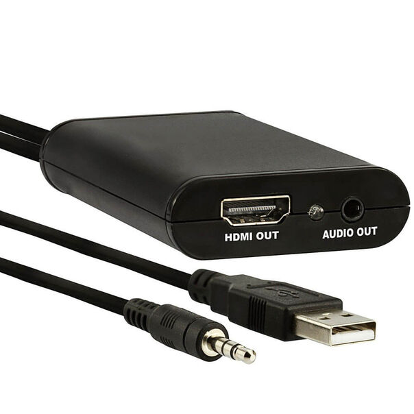 Conversor USB 2.0 para HDMI para HDTV com Suporte Full HD 1080P image number null