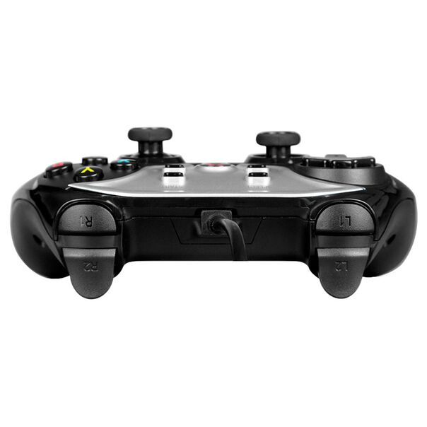 Controle Dazz Dual Shock Cyborg Para PS3 PC Android Preto e Cinza 62000058 image number null