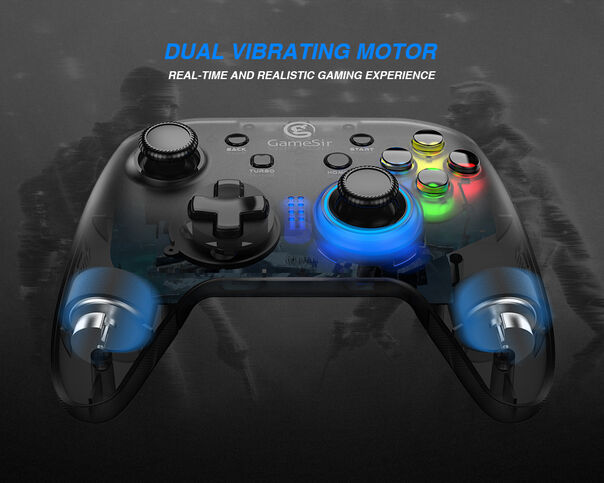 Controle Gamepad Joystik Gamesir T4w Ps3 Pc e Android Cor:Preto image number null