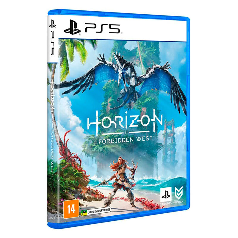 Jogo Horizon Forbidden West Standard Edition Playstation 5 Midia Fisica -  Azul - Loja Oi Place