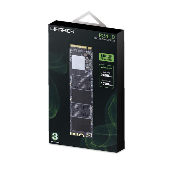 SSD P2400. 256GB. M.2 2280. Pcie Nvme Warrior - SS510 SS510 image number null