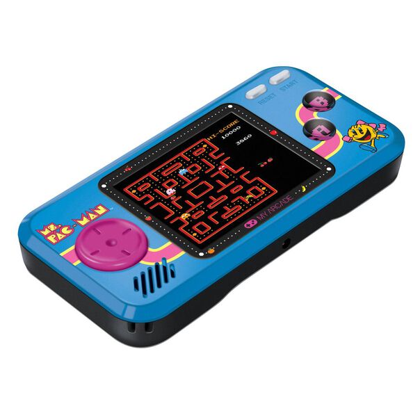 Console portátil My Arcade Gamer retrô Ms. Pac-Man Pocket Player Dreamgear DGUNL-3242 Azul image number null