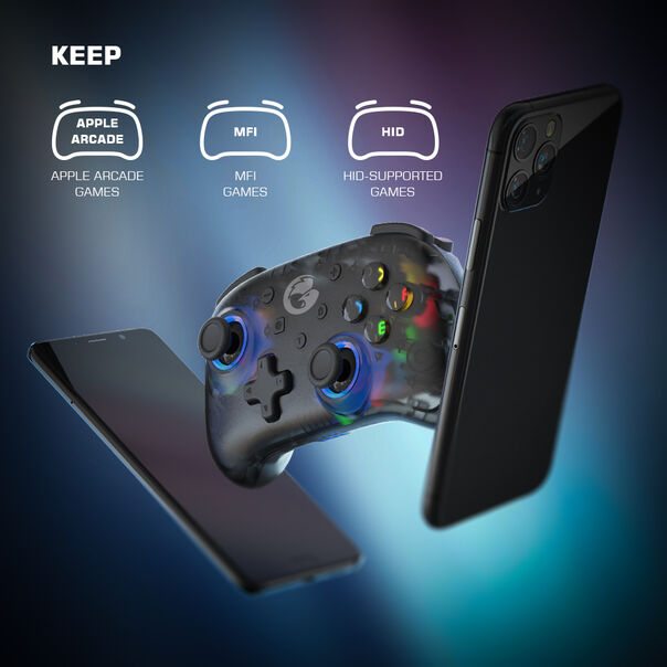 Controle Joystik GameSir T4 Mini Switch PC Android iOS Cor:Preto image number null