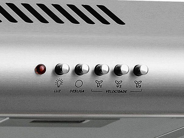 Depurador de Ar Electrolux 80cm 5 e 6 Bocas DE80X 3 Velocidades - 110V image number null