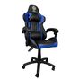 Cadeira Gamer Reclinavel Estofada Azul e Preta Greatek Gamer