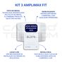 Kit com 3 Roteador Modem Link 4G Amplimax Fit EPRL18 Elsys