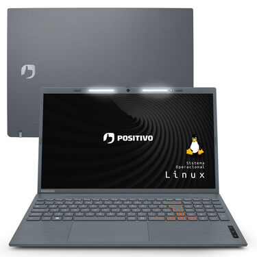 Notebook Positivo Vision C15 Intel® Celeron® Dual Core™ Linux 8GB 240GB SSD 15” HD Lumina Bar - Cinza image number null