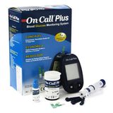 Medidor Digital Kit Monitor de Glicemia Glicose On Call Plus