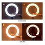Iluminador Circular Led Ring Light Tolifo 19” Bi-Color 60W Profissional (Fonte Bivolt)