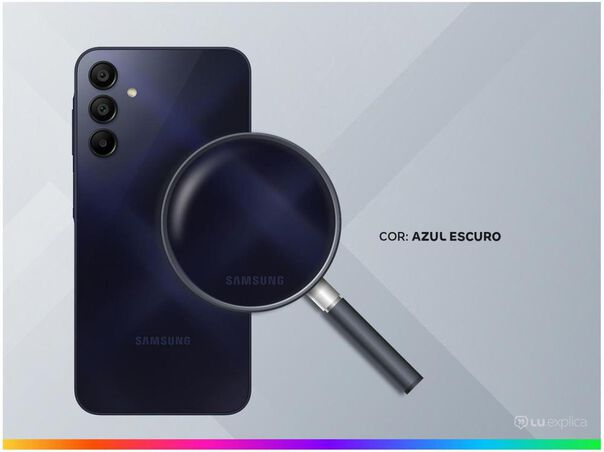 Smartphone Samsung Galaxy A15 6 5” 256gb Azul Escuro 4g 8gb Ram Câm. Tripla 50mp + Selfie 13mp 5000mah Dual Chip image number null
