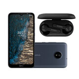 Combo Nokia - Smartphone Nokia C20 32GB 4G Tela 6.5” Dual Chip 2GB RAM Azul e Fone de Ouvido Nokia Lite Earbuds TWS - NK038K NK038K