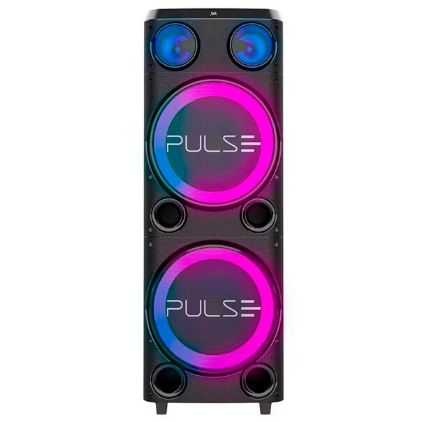 Torre de Som Pulse Double SP508 com Bluetooth USB e Iluminação LED - 2300W - Preto - Bivolt image number null