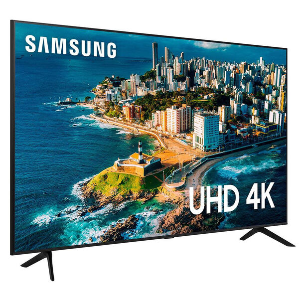 Smart TV 55 UHD 4K Samsung 55CU7700 Processador Crystal 4K Samsung Gaming Hub Visual Livre de Cabos Tela sem limites - Preto image number null
