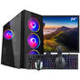 PC Gamer Completo Ark Monitor 24” + Intel Core i7 6700 8GB GT 730 4GB SSD 480GB Linux Combo Gamer