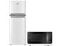 Geladeira-Refrigerador Continental Frost Free Duplex 472L + Micro-ondas 21L Branco MC21B - 220V