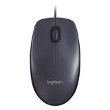 Mouse Logitech com Fio M100 910-001601 - Preto