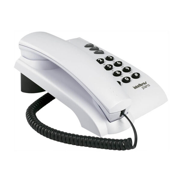 Telefone Intelbras Pleno artico com chave - Branco - Bivolt image number null