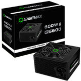 Fonte Gamemax GS600 600W 80 Plus White Preto - 100/240 (Bivolt)