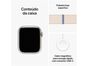Apple Watch Series 9 GPS + Cellular Caixa de Alumínio 41mm Pulseira Loop Esportiva (Neutro em Carbono) Estelar
