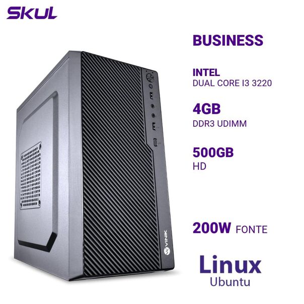 Computador Business B300 Dual Core I3 3220 MEM 4GB DDR3 HD 500GB Fonte 200W Linux (7908445420410) image number null