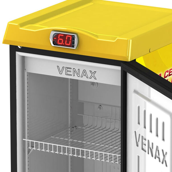Cervejeira Venax EXPM200 com Controlador Digital Adesivada - 200 Litros - Amarelo - 110V image number null