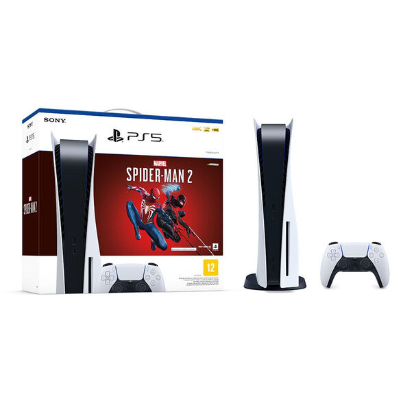Playstation 5 Sony 825GB 1 Controle Sem Fio Marvels Spider-Man 2 SO000107 - Branco image number null
