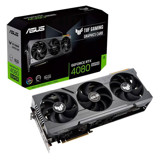 Placa De Video Asus Geforce Rtx 4080 S 16gb Gddr6x 256 Bits - Tuf-rtx4080s-16g-gaming image number null