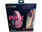 Headset Gamer OEX Game PC 7.1 Canais USB HS414 Pink Fox