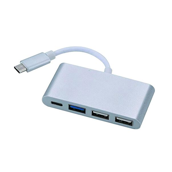 Cabo Adaptador USB C Macho 1 X USB C + USB 3.0 e 2.0 Femea image number null
