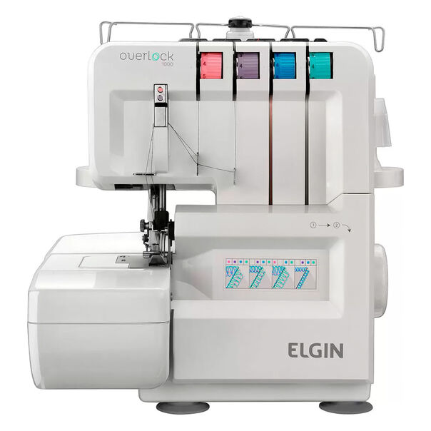 Máquina de Costura Elgin Overlock 1000 Eletrônica 220v image number null