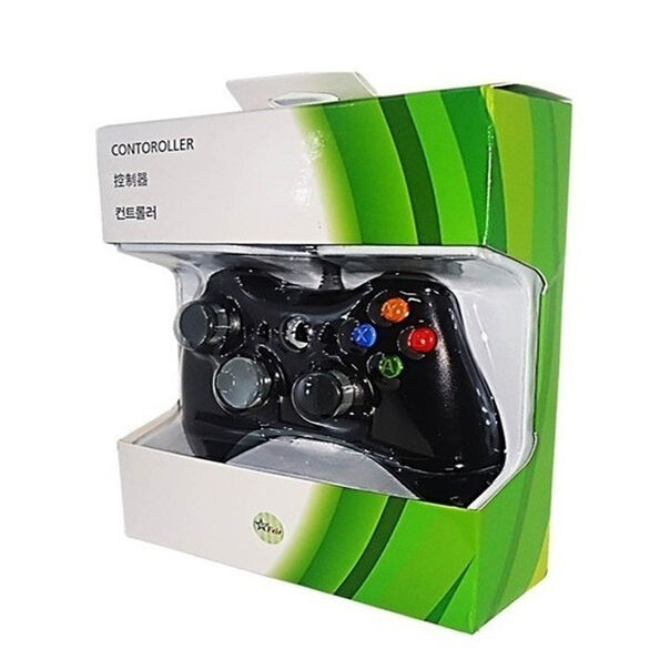 Controle Joystick Para Xbox 360 - Pc Com Fio 2m Usb image number null