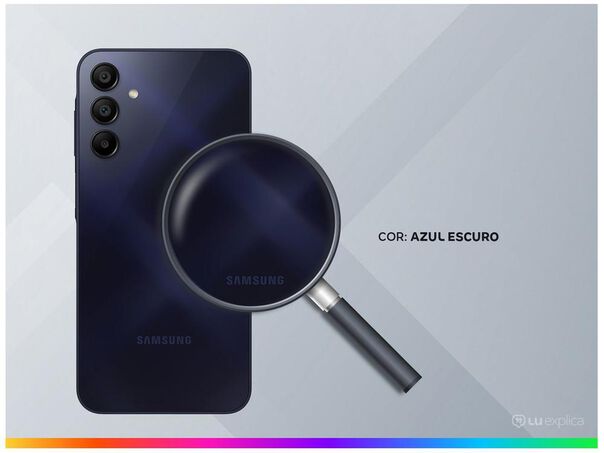 Smartphone Samsung Galaxy A15 6 5” 128gb Azul Escuro 4g 4gb Ram Câm. Tripla 50mp + Selfie 13mp 5000mah Dual Chip image number null