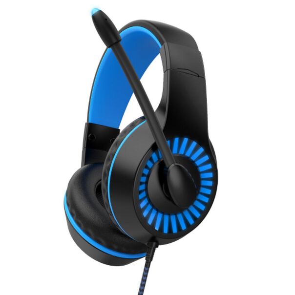 Fone Gamer Headset Azul Para Jogo P2 USB Zeus - Greatek image number null