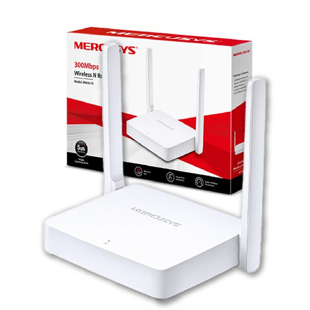Roteador Wireless Mercusys N 300mbps Ipv6 Mw301r image number null