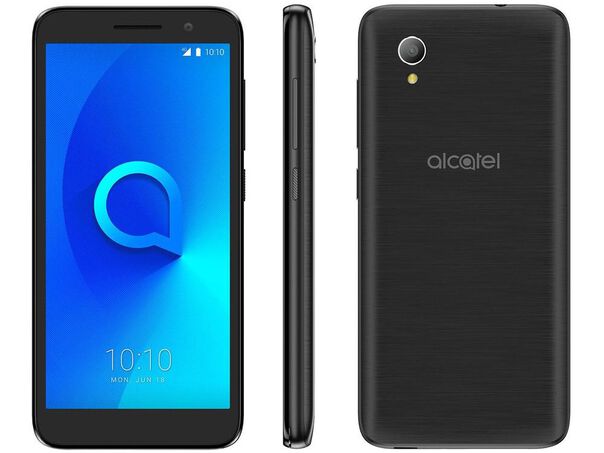Smartphone Alcatel 1 8GB Preto 4G Quad Core 1GB RAM Tela 5” Câm. 8MP + Selfie 5MP Dual Chip image number null