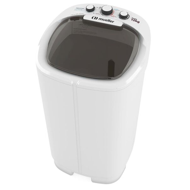 Tanquinho Máquina de lavar roupa Semiautomática Mueller Family com Aquatec 12kg Branca - 127V - Branco image number null