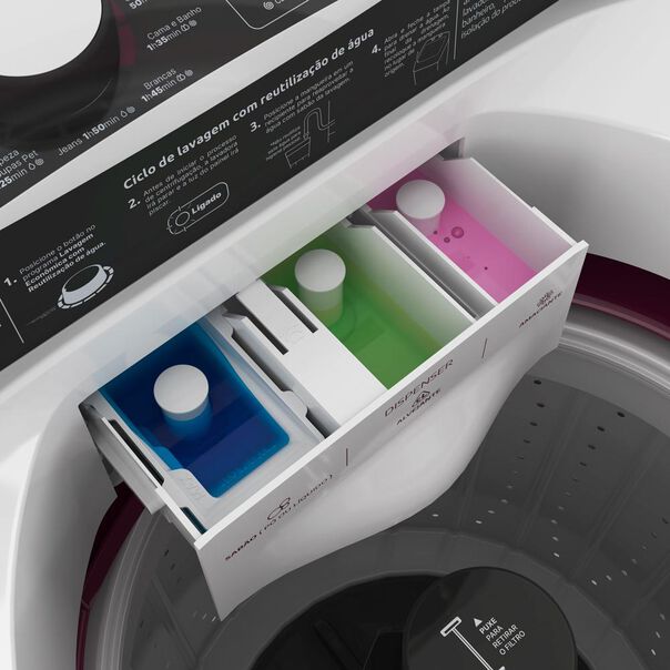 Máquina de lavar roupa Automática Mueller Energy 8kg Branca - Branco - 127V image number null