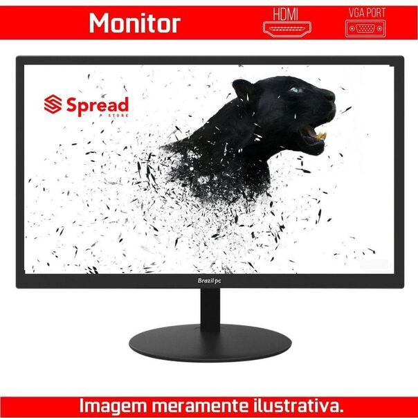Computador Completo Intel Core i5 4GB SSD 240GB Wi-Fi Kit Monitor 19” image number null