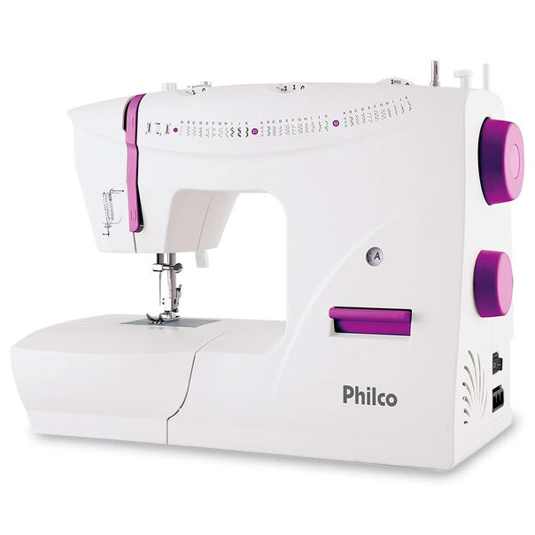 Máquina de Costura Philco PMC33B com 33 Pontos - Branco - 110V image number null