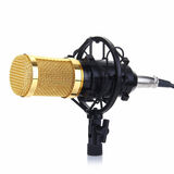 Microfone  Condensador BM800 Plus com Tripe Articulado