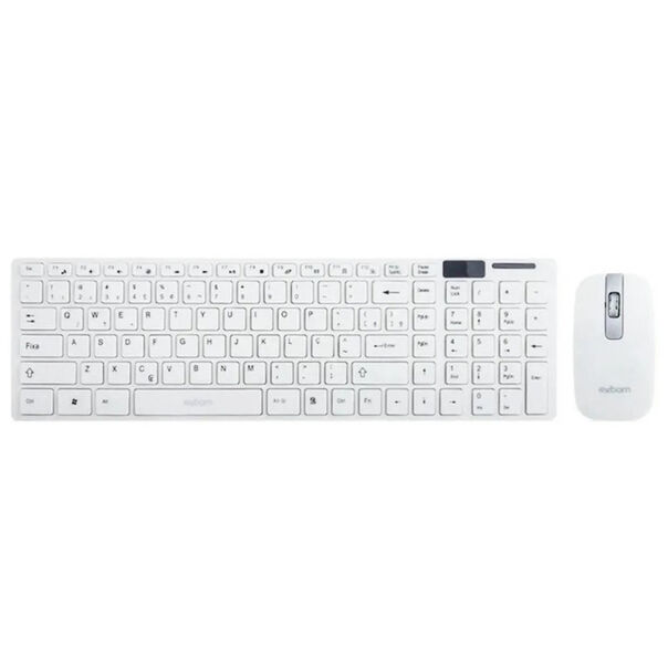 Kit de teclado e mouse sem fio Exbom Tecrado image number null