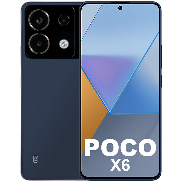 Smartphone Xiaomi Poco X6 5g Dual Sim De 256gb - 8gb Ram Tela De 6.67 - Azul (global) image number null