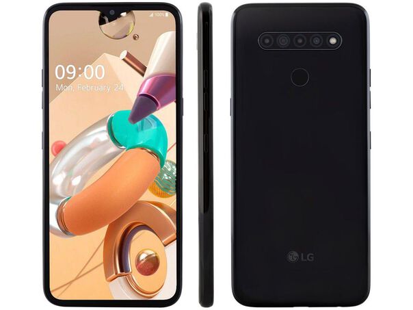 Smartphone LG K41S 32GB Preto 4G Octa-Core - 3GB RAM Tela 6 55” Câm. Quádrupla + Selfie 8MP  - 32GB - Preto image number null