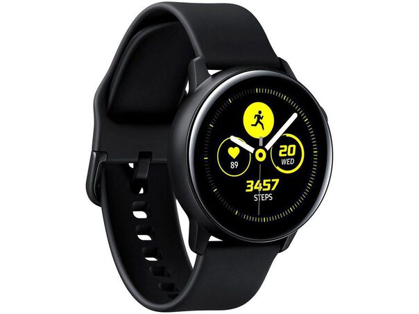 Smartwatch Samsung Watch Active Galaxy 28mm Preto Bluetooth image number null