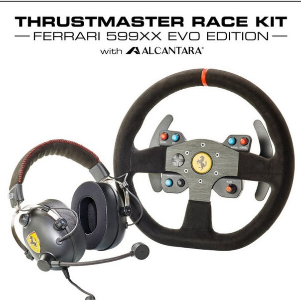 Kit Volante + Headset Thrustmaster Ferrari Race 599XX Evo Edition - Preto image number null